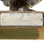 Original German WWII Metal Eagle Desk Ornament on Marble Base with "Jousting 1939" Dedication Plaque Original Items