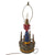 Original U.S. WWII Aberdeen Proving Grounds Inert Artillery Shell Trench Art Lamp with 81mm Mortar, M1 Mine, and Provenance Note - Functional Original Items