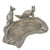 Original U.S. WWII Bringback Australian Kangaroo Ashtray Cast from Japanese Zero Propeller Original Items
