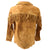 Original U.S. Indian Wars Old West Era Braintanned Buckskin Fringed Leather Jacket - Circa 1880s Original Items