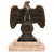 Original German WWII Bronzed Metal NSDAP Reichsadler Eagle Desk Ornament on White Marble Base
