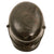 Original German WWII Identified USGI Decorated Travel Diary RLB Air Defense Reissued Austrian M17 Helmet with Letter and Photo - Size 64 Shell