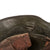 Original German WWII Identified USGI Decorated Travel Diary RLB Air Defense Reissued Austrian M17 Helmet with Letter and Photo - Size 64 Shell
