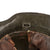 Original German WWII Identified USGI Decorated Travel Diary RLB Air Defense Reissued Austrian M17 Helmet with Letter and Photo - Size 64 Shell