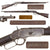 Original U.S. Winchester Model 1873 .44-40 Repeating Military Musket Made in 1894 with Excellent Bore 30" Barrel - Serial 481699B Original Items