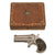 Original U.S. Remington Model 95 Nickel Plated .41 Rimfire Over & Under Pocket Pistol Serial 859 In Original Case with Key and Cartridges - circa 1890 Original Items