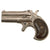 Original U.S. Remington Model 95 Nickel Plated .41 Rimfire Over & Under Pocket Pistol Serial 859 In Original Case with Key and Cartridges - circa 1890 Original Items