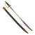 Original U.S. Revolutionary War American Officer’s Hanger Made from British Blade Marked GR with Scabbard & Fluted Ebony Grip Original Items