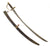 Original U.S. Revolutionary War American Officer’s “Cutting” Hanger Sword with Stirrup Hilt & Brass-Mounted Leather Scabbard Original Items