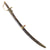 Original U.S. Revolutionary War American Officer’s “Cutting” Hanger Sword with Stirrup Hilt & Brass-Mounted Leather Scabbard Original Items