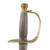 Original U.S. Revolutionary War American Officer’s “Cutting” Hanger Sword with Stirrup Hilt & Brass-Mounted Leather Scabbard Original Items