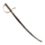 Original U.S. Revolutionary War American Horseman Saber with Fluted Wooden Grip & Flaring Iron D-Guard - Circa 1775-1785 - Outstanding Original Items