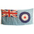 Original British WWII RAF Royal Air Force Ensign Flag - Broad Arrow Marked - 34 ½ x 76” Original Items