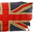 Original British Late-19th Century Union Jack Multi-Piece Wool Flag with Halyard - 62 x 132”