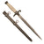 Original German WWII Heer Army Officer Dagger by Rare Maker Hans Kolping of Solingen with Scabbard Original Items