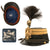 Original 19th Century Imperial Austrian Infantry Officer Shako With Cockade, Cord & Plume Original Items