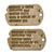 Original U.S. WWII 10th Mountain Division Officer’s Dog Tag & Medal Grouping with Italian-Made CBI with Research - Lieutenant Bernard A. Certa, 10th Anti-Tank Battalion Original Items