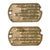 Original U.S. WWII 10th Mountain Division Officer’s Dog Tag & Medal Grouping with Italian-Made CBI with Research - Lieutenant Bernard A. Certa, 10th Anti-Tank Battalion Original Items