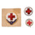Original U.S. WWII Red Cross Volunteer Enamel Pins - Lot of 19 Original Items