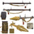 Original Soviet Cold War Inert RPG-2 Rocket Propelled Grenade Launcher with Dummy Training Rocket & Backpack Original Items