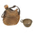 Original French WWI Model 1877 Canteen with Cover, Shoulder Strap, and Cork Plug with Issue Cup - Bidon Original Items