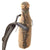 Original French WWI Model 1877 Canteen with Cover, Shoulder Strap, and Cork Plug with Issue Cup - Bidon Original Items