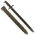 Original U.S. Pre-WWII M1905 Springfield 16" Rifle Bayonet with M3 Scabbard - Dated 1920
