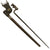 Original U.S. Springfield Trapdoor M1873 Rifle Socket Bayonet with U.S. Scabbard & Experimental Belt Hook Hanger - Rare