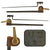 Original U.S. Springfield Trapdoor M1873 Rifle Socket Bayonet with U.S. Scabbard & M1887 Hanger