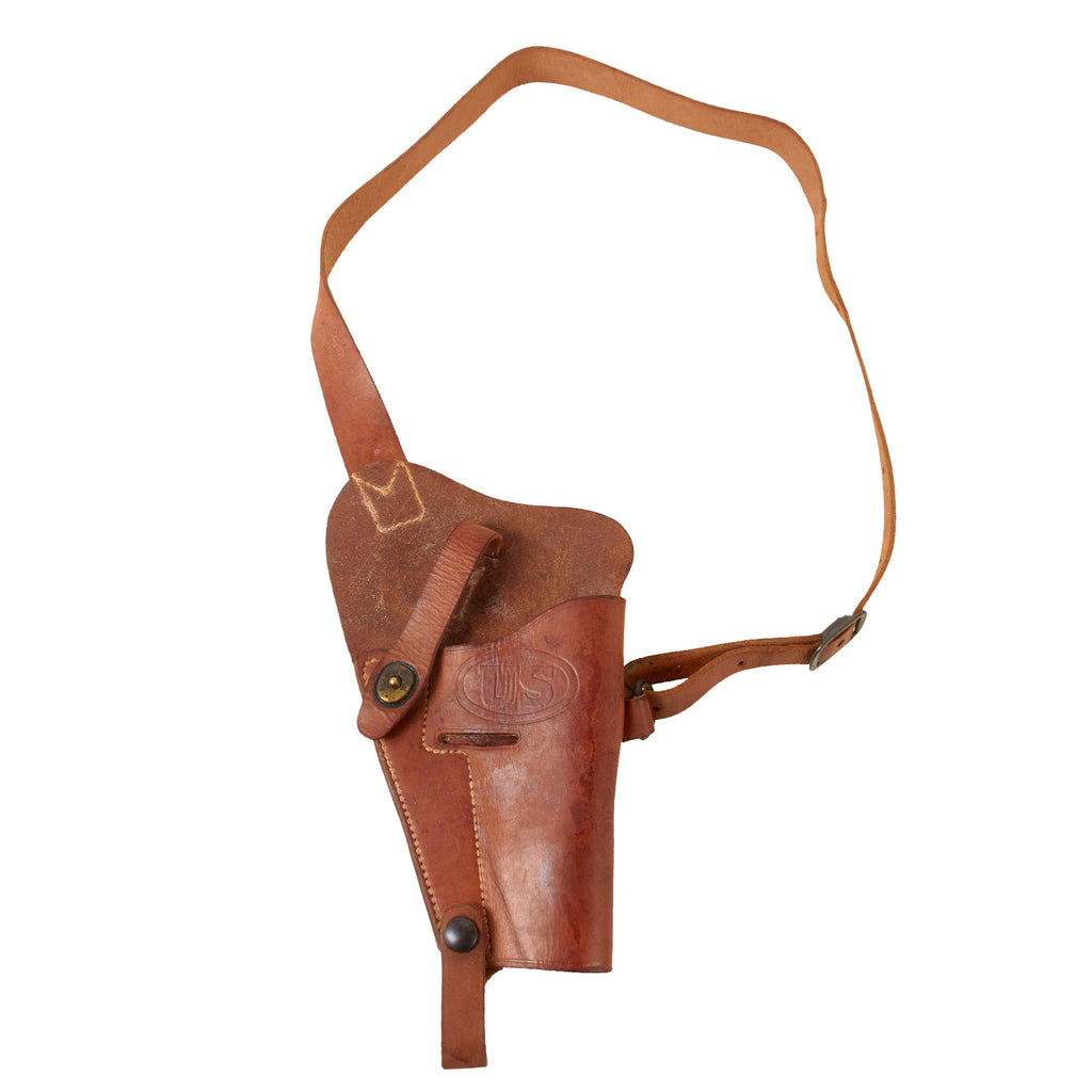 Original U.S. WWII M3 Colt 1911 .45 Tanker Shoulder Holster by Enger-Kress Original Items