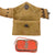 Original U.S. WWII Officer’s Pistol Rig - M1936 Pistol Belt, M1911 Holster by Graton & Knight, Magazine Pouch, and First Aid Pouch with Carlisle Bandage