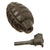 Original U.S. Post-WWI 1920s Inert Early Body MkII Pineapple Grenade with Original Grey High Explosive Paint and Partial Cutback Fuze Original Items