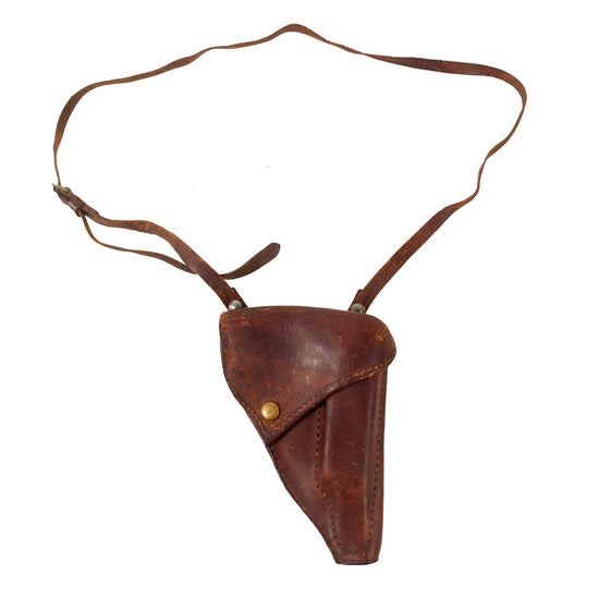 Original Japanese WWII Type 94 Nambu Holster with Shoulder Strap - Rare