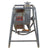Original British WWII Era Air Raid Siren with Original Stand & Hand Crank - Refurbished