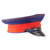 Original Imperial German WWI Prussian Dark Blue Infantry Officer’s Dunkelblau Schirmmütze Visor Cap with Chinstrap & Sweatband Field Repair - Pronounced Peak Original Items