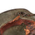 Original Imperial German WWI M16 Stahlhelm Helmet with Overpainted Panel Camouflage Paint, Partial Leather Liner & Chinstrap - Marked ET64