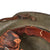 Original Imperial German WWI M16 Stahlhelm Helmet with Overpainted Panel Camouflage Paint, Partial Leather Liner & Chinstrap - Marked ET64