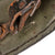 Original Imperial German WWI M16 Stahlhelm Helmet with Overpainted Panel Camouflage Paint, Partial Leather Liner & Chinstrap - Marked ET64