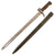 Original French WWI Era M1892 Sword Bayonet with Shorter Quillon and Scabbard For The 8mm Mannlicher-Berthier M1890 Carabine de Cavalerie (Cavalry Carbine) Original Items