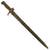 Original French WWI Era M1892 Sword Bayonet with Shorter Quillon and Scabbard For The 8mm Mannlicher-Berthier M1890 Carabine de Cavalerie (Cavalry Carbine) Original Items