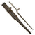 Original U.S. WWII Rare Serial-Numbered M1941 Johnson Rifle Spike Bayonet with Leather Scabbard - #1800