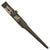 Original U.S. WWII Rare Serial-Numbered M1941 Johnson Rifle Spike Bayonet with Leather Scabbard - #1800