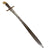 Original Imperial German Pre-WWI Saxon Regimentally Marked M.1880 Faschinenmesser Pioneer Artillery Short Sword - Dated 1880 Original Items