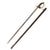 Original Imperial German WWI M-1889 Württemberg Officer’s Sword with Scabbard and Leather Finger Loop Original Items