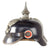 Original Imperial German WWI Prussian Unit-Marked EM/NCO Infantry M1915 Pickelhaube Spiked Helmet with Maker’s Marks & Chinstrap - Size 56