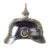 Original Imperial German WWI Prussian Unit-Marked EM/NCO Infantry M1915 Pickelhaube Spiked Helmet with Maker’s Marks & Chinstrap - Size 56