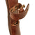 Original U.S. WWII Rare M1941 Johnson Rifle Spike Bayonet with Reproduction Leather Scabbard Original Items