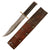 Original U.S. WWII Rare Fighting Knife by Richard “Dick” Shepard in Original Sheath with Hand-Etched Crossguard - Number 1364