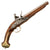 Original 19th Century Ottoman Flintlock Holster Pistol with Carved Stock and Embossed Brass Mountings - Circa 1840 Original Items