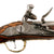 Original 19th Century Ottoman Flintlock Holster Pistol with Carved Stock and Embossed Brass Mountings - Circa 1840 Original Items